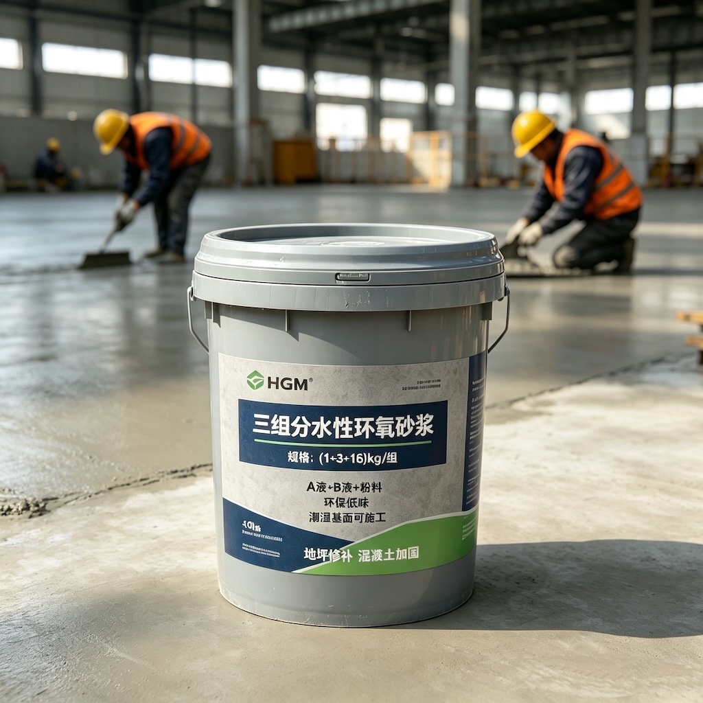 崇州三组份水性环氧砂浆